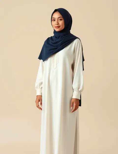 Sahla Abaya Ivory